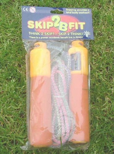Skip2Bfit Orange Digital Skipping Rope