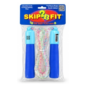 Skip2bfit Blue Original Digital Skipping rope